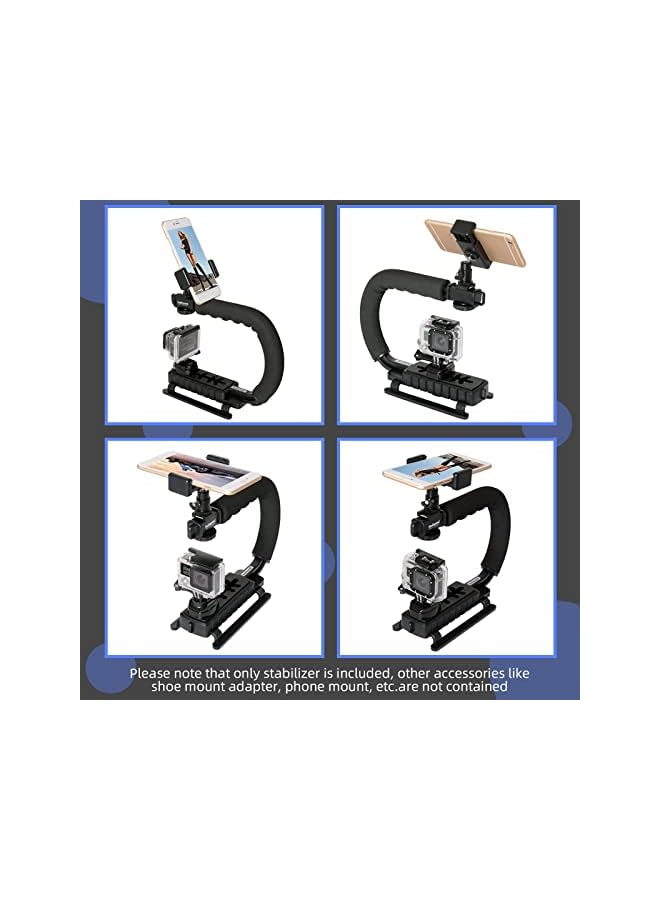 Occuwzz C Type Hand-Held Mount Bracket Holder For DSLR Camcorder, DSLR Camera Stabilizer Grip Handle - Image 4