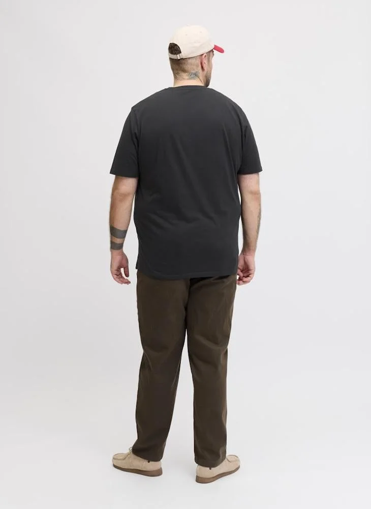JACK & JONES Plus Size Graphic Crew Neck T-Shirt