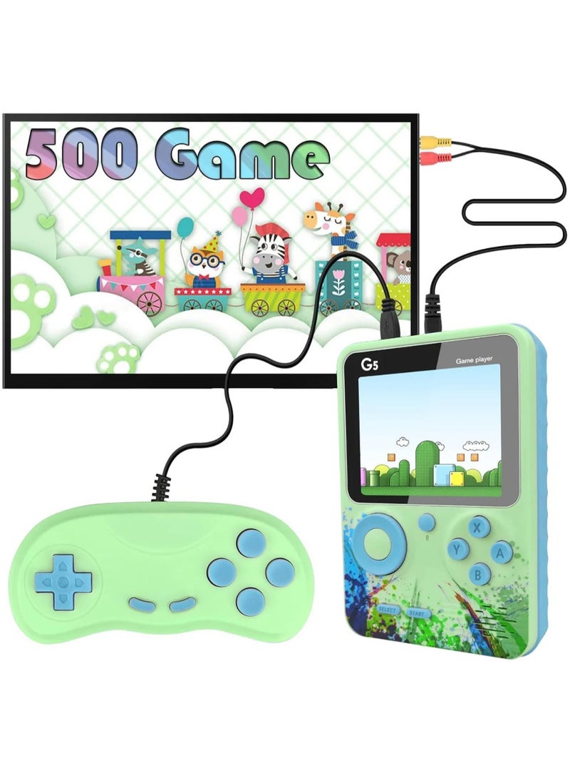 Handheld Classical Game Console   500 in 1 Retro Game Box ,Can Play On TV, 500 Games Like Contra, Tank, Bomber Man Etc - Image 1
