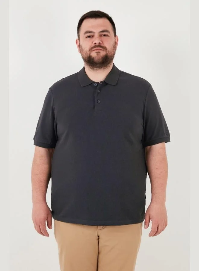 Buratti  Buratti Cotton Regular Fit Plus Size Polo Collar T Shirt Men's Polo Collar T Shirt 5902127B for Men | Best Price UAE