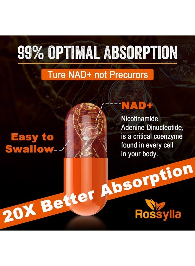 (Pack of 2) Liposomal Optimized NAD+, 1300mg, 2x60 Softgels