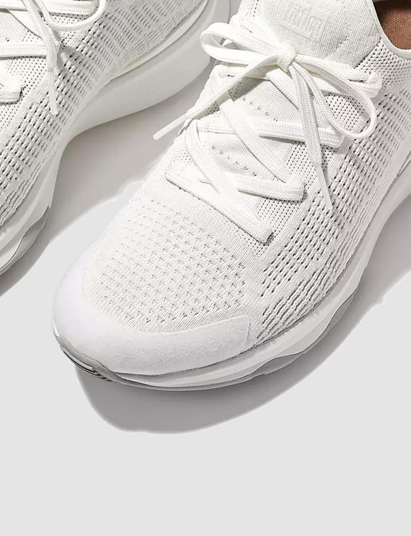 FitFlop Vitamin Ffx Gf9 Knitted White Men's Sports Shoes - Image 2