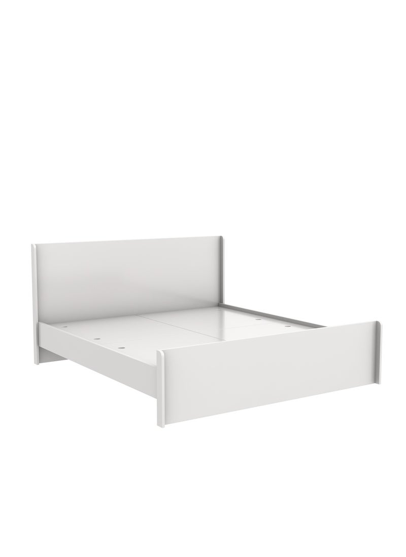 RIGID - Wooden Zhao King Bed with Headboard - Image 1