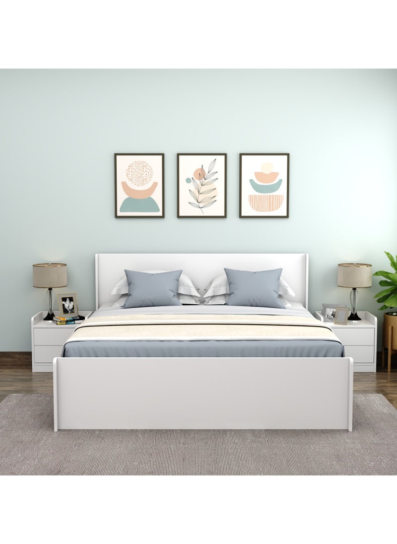 RIGID - Wooden Zhao King Bed with Headboard - Image 1