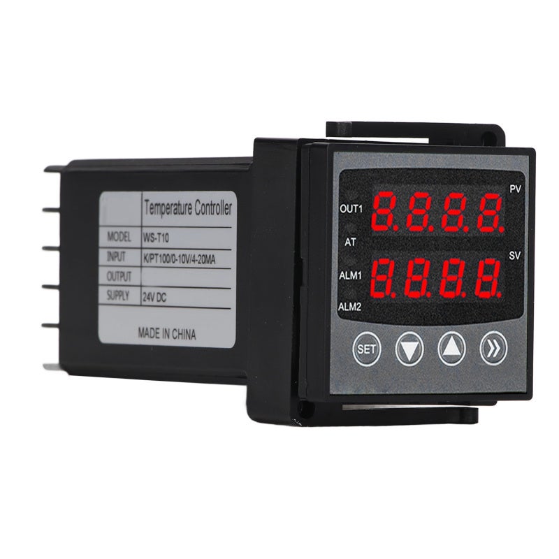 Temperature Controller DC 24V 32-Step Programmable with 0.1℃ Accuracy Dual Display - RS485 Relay Output for Industrial Automation - Image 3