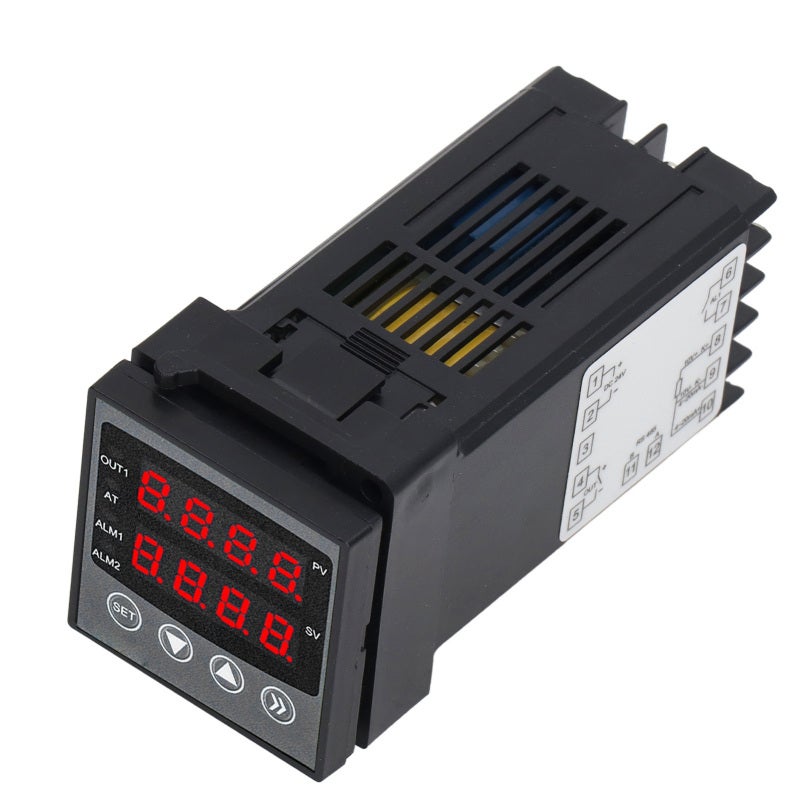 Temperature Controller DC 24V 32-Step Programmable with 0.1℃ Accuracy Dual Display - RS485 Relay Output for Industrial Automation - Image 5