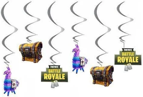 Parti Dükkanım My Party Shop Fortnite Hanging Ceiling Decoration 6 Pieces