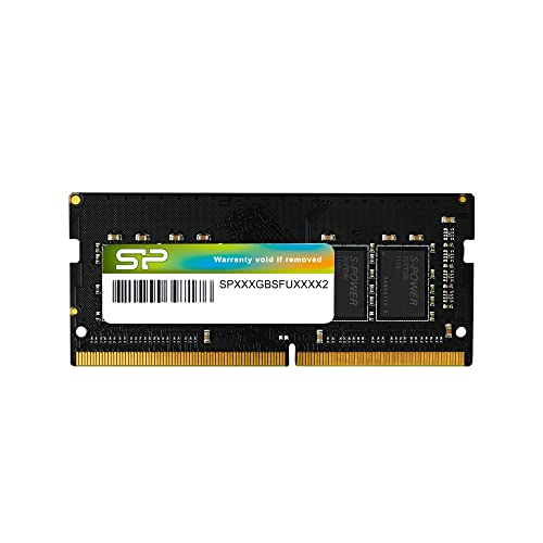 Silicon Power DDR4 32GB (2x16GB) 3200MHz (PC4-25600) CL22 SODIMM 260-Pin 1.2V Non-ECC Laptop RAM Notebook Computer Memory SP032GBSFU320X22