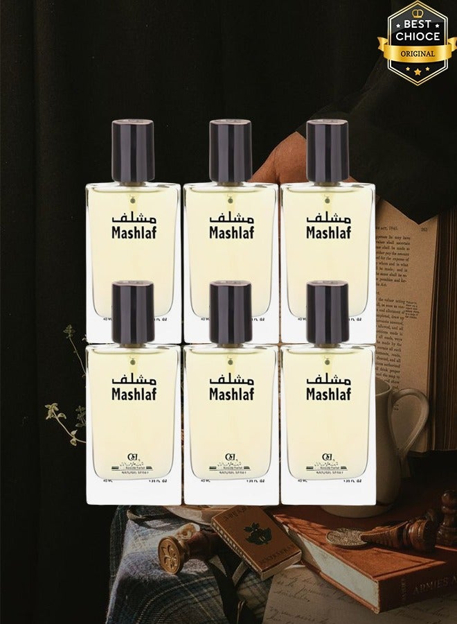 Banafa 6 Pieces Mashlaf Perfume For Men 40ml EDT - Image 1