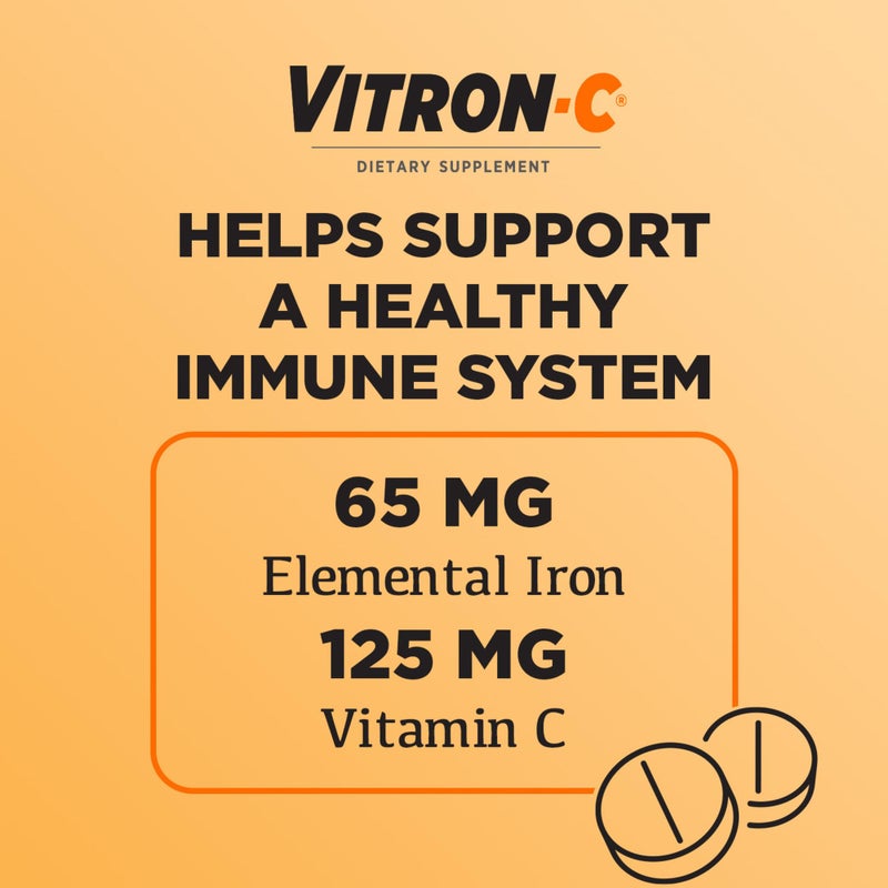 Vitron-C Multivitamin Tablet 63736012301 1 Bottle, 60 per Bottle - Image 4
