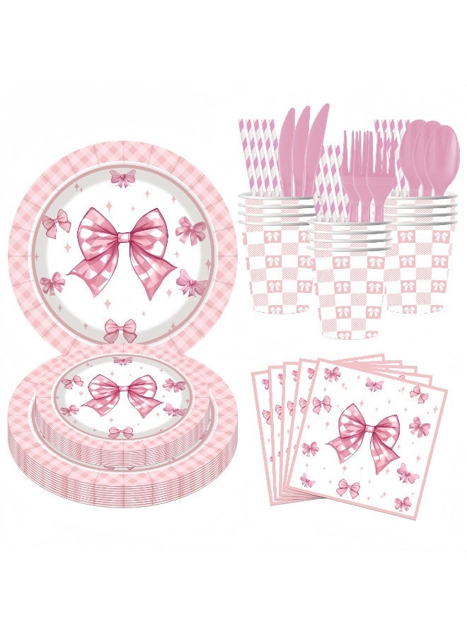 Balloon World 80 Piece Party Dinnerware Set, Disposable Tableware Set Including Included Plates, Cups, Straws,Napkins, Spoons, Forks, Knives forParty Supplies Family Party and Decorations (Birthday Party Supplies For 10 Guests) - Image 2