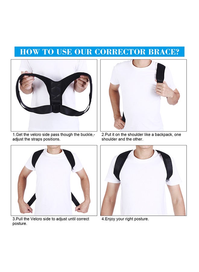 CYTHERIA Adjustable Posture Corrector Belt Back Brace - Image 5