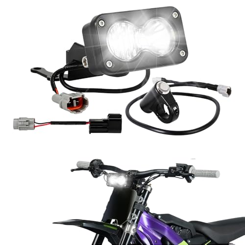 CHANGCHENG LED Headlight Kit for Surron Talaria True Plug Play Pod Lights with Switch 6000K SpotFlood Light Style Bar for Surron Light Bee XSegway X260Talaria Sting R X3 MX3 MX4 MX5Eride Pro S SS - Image 1