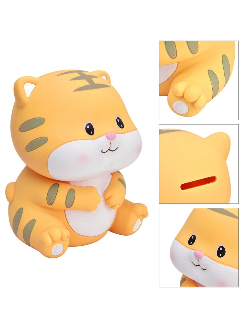Tiger Coin Bank for Kids with Opening Hand Painting Cartoon Saving Pot Box Money Collector Indestructible Adorable Unbreakable Baby Boxes Gifts Birthday Festival Decorative - Image 5