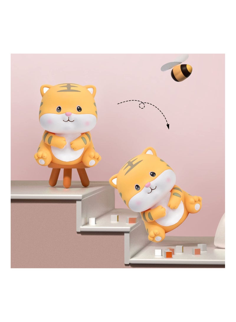 Tiger Coin Bank for Kids with Opening Hand Painting Cartoon Saving Pot Box Money Collector Indestructible Adorable Unbreakable Baby Boxes Gifts Birthday Festival Decorative - Image 3