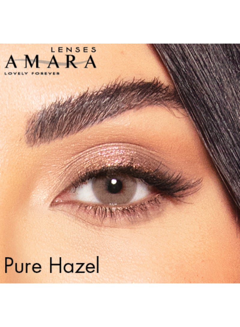 Amara Women Women's Color Contact Lens - Pure Hazel Monthly - Image 1