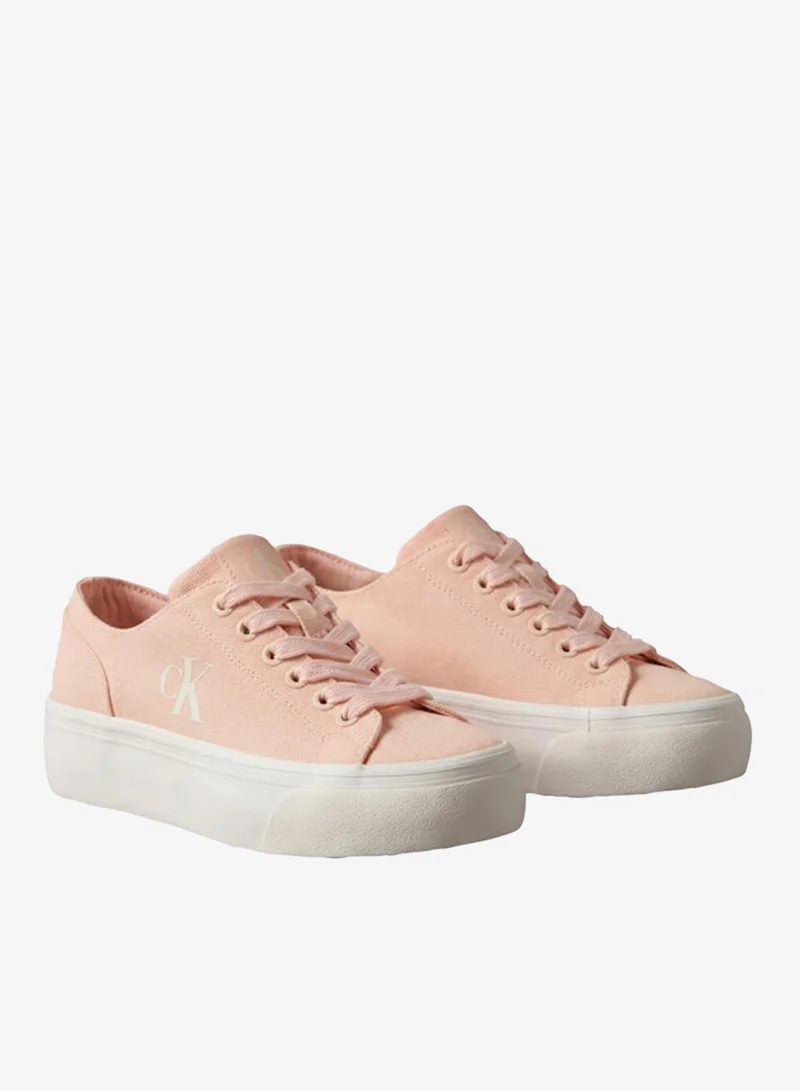 Calvin Klein Canvas Flatform Trainers