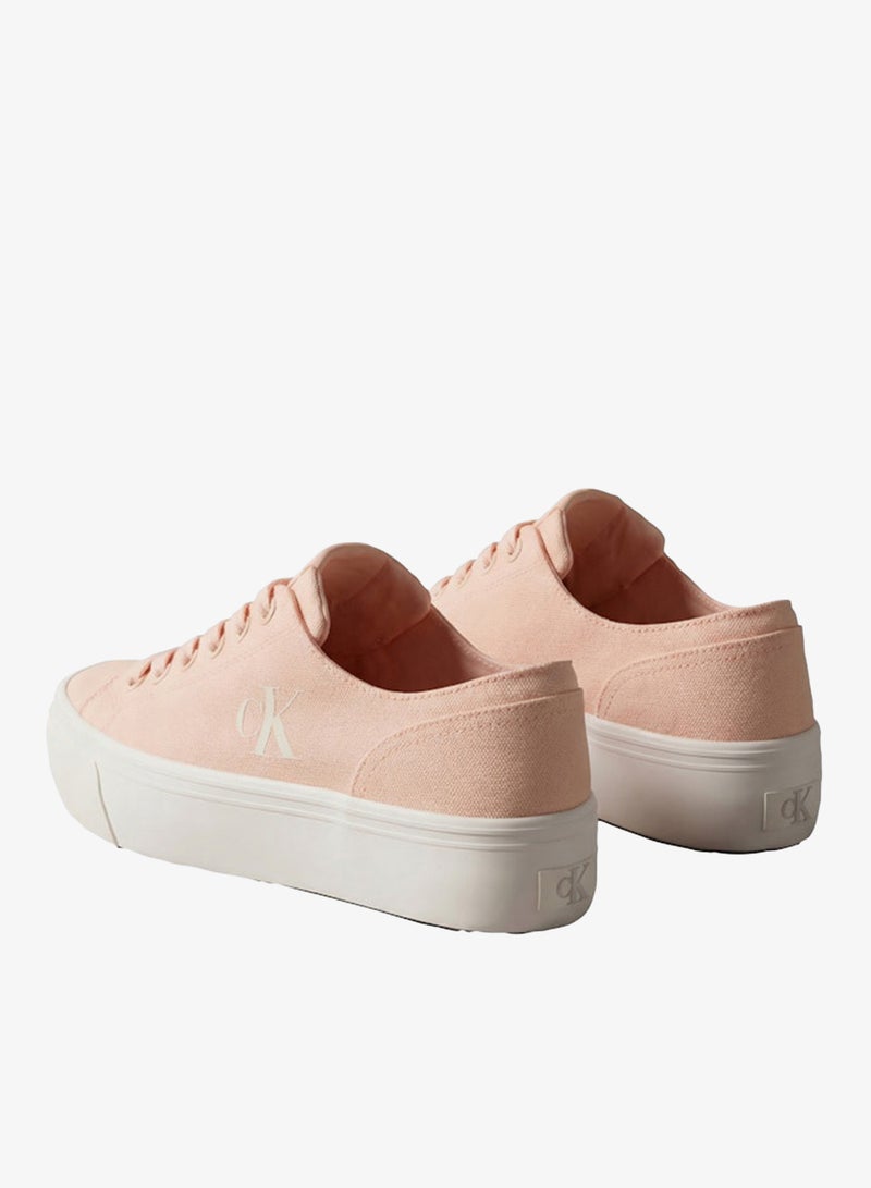 CALVIN KLEIN Canvas Flatform Trainers - Image 3