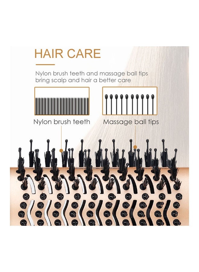 NIBEMINENT Multifunctional Electric Comb And Hairdryer Black/Gold 37x7.7x9.5cm - Image 3