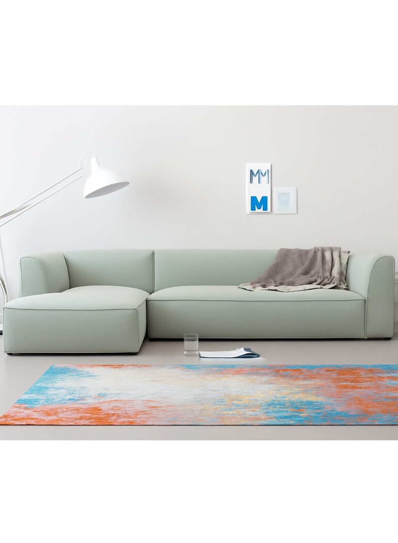 ASGHAR FURNITURE Sapphire L Shape Sofa Set 