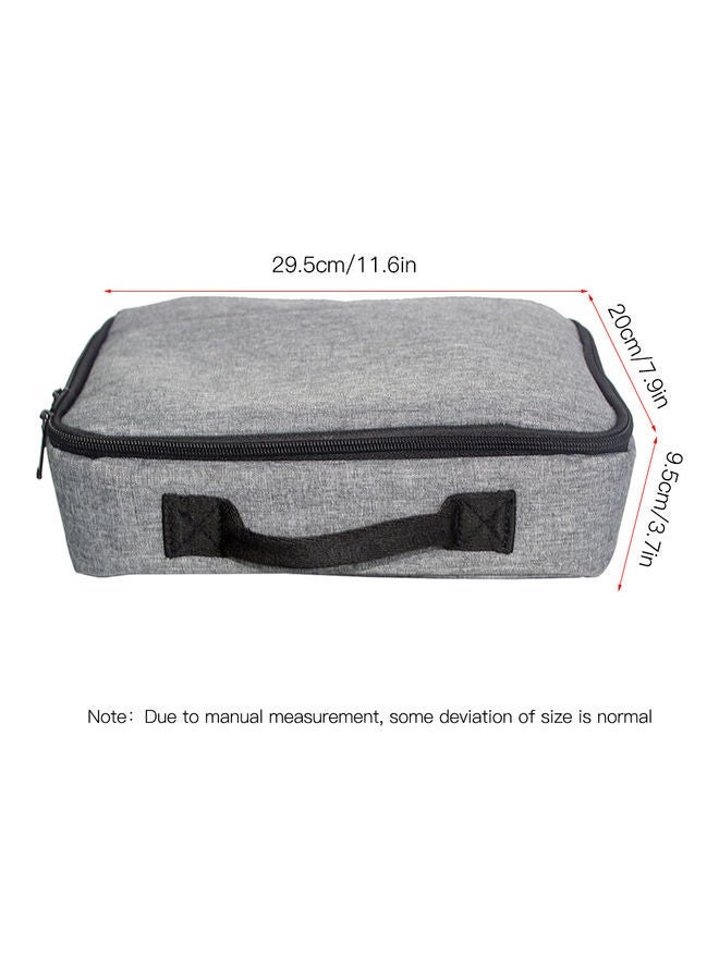 NIBEMINENT Portable Projector Storage Case Organizer Grey - Image 5