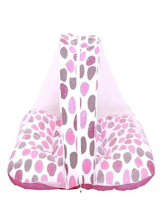 Toddylon سرير توديلون للأطفال حديثي الولادة، طقم فراش مع ناموسية (من 0 إلى 6 أشهر) (وردي - 2) - Image 1