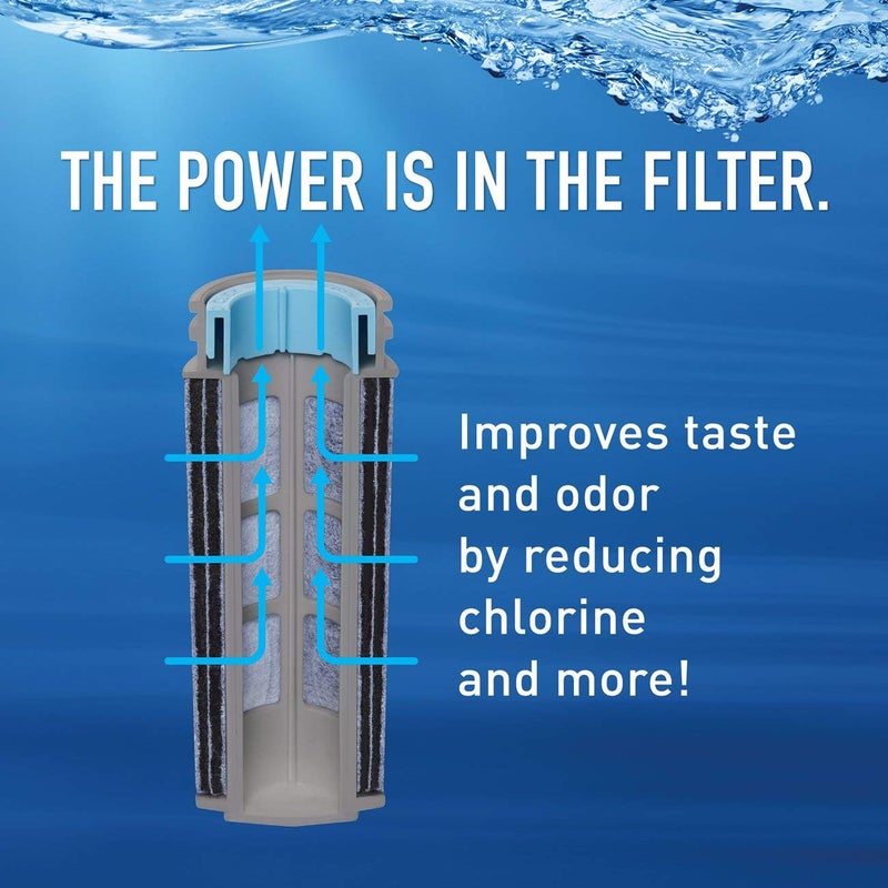 BRITA مرشح مياه إبريق بريتا ستريم للإباريق والموزعات، خالي من BPA، يحل محل 1,800 زجاجة مياه بلاستيكية في السنة، يدوم شهرين أو 40 جالون، يشمل 3 مرشحات - Image 2