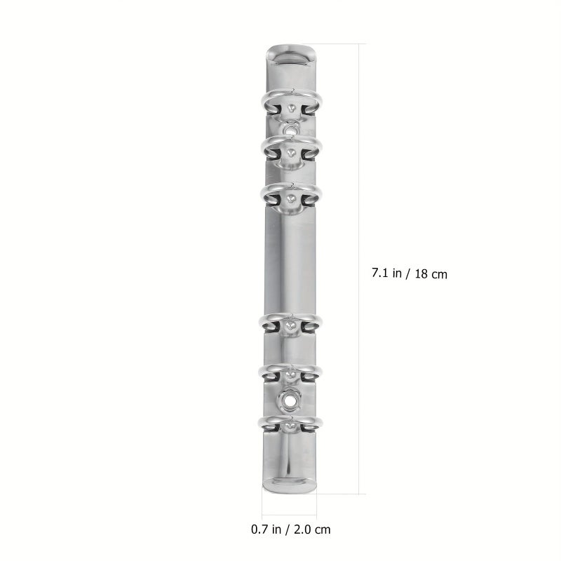Set Of 6 A6 Six Ring Binder Covers With Loose Leaf Spines And Inserts Replacement Kit - Image 2