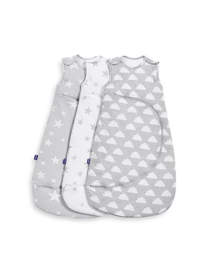 Snuz Pouch Baby Sleeping Bag With Zip For Easy Nappy Changing From 0-6 Months, 0.5 Tog  - Image 4