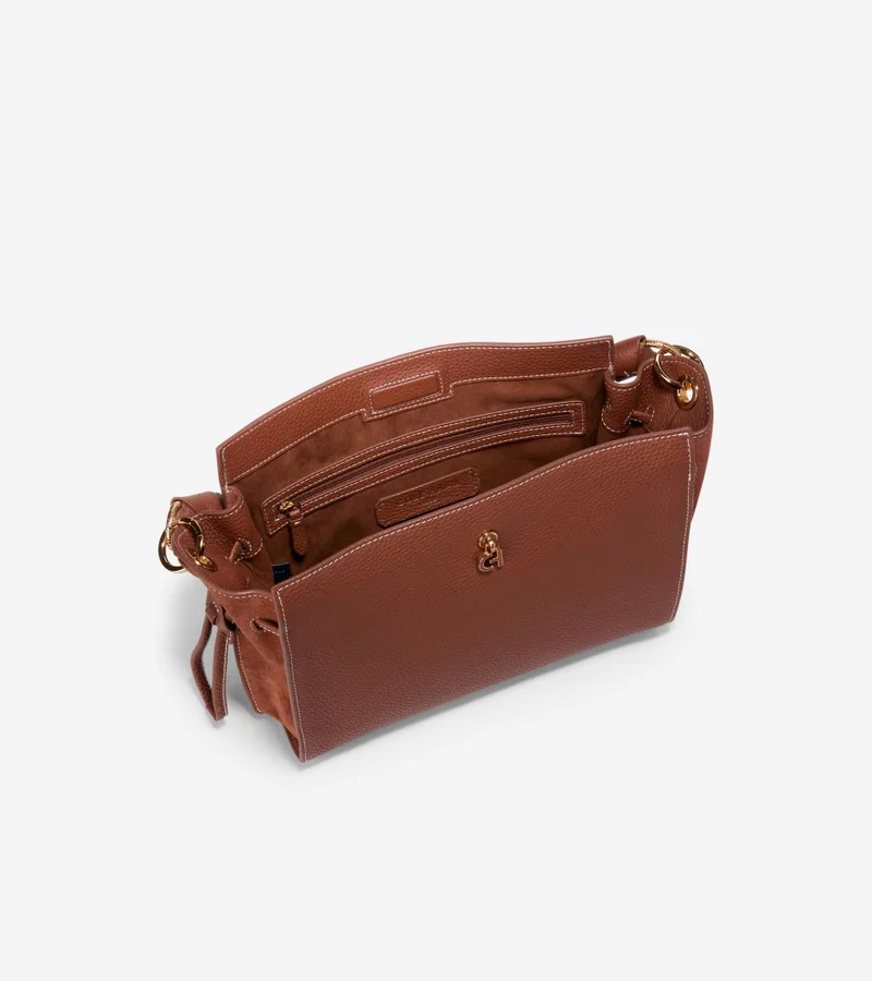 COLE HAAN Women's Charissa Leather Shoulder Bag