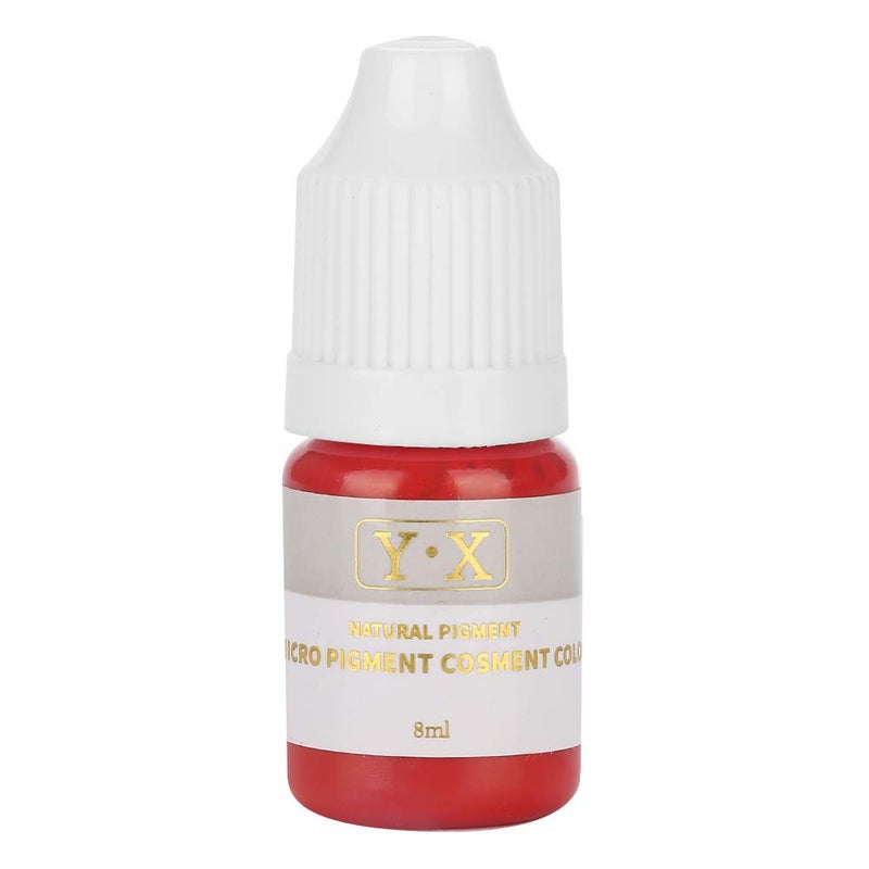 klarako Tattoo Ink, Plant Extract Body Tattoo Ink, Micro-Blade Art Paint for Eyebrows, Lips, Eyeliner, Long-Lasting for Tattoo Inks Tattoo-Inks & Easy Coloring(Red) Red - Image 1