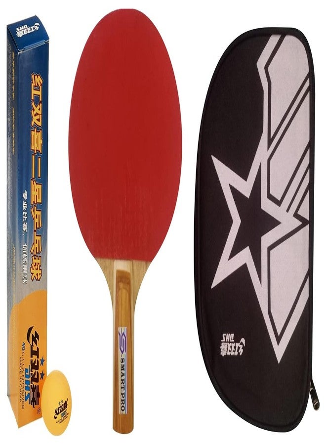 DHS TT Ball 40MM 2 Star Orange (6 Pcs Box) 60 PCS with Smart PRO TT BAT Moon and DHS BAT Cover - Image 2