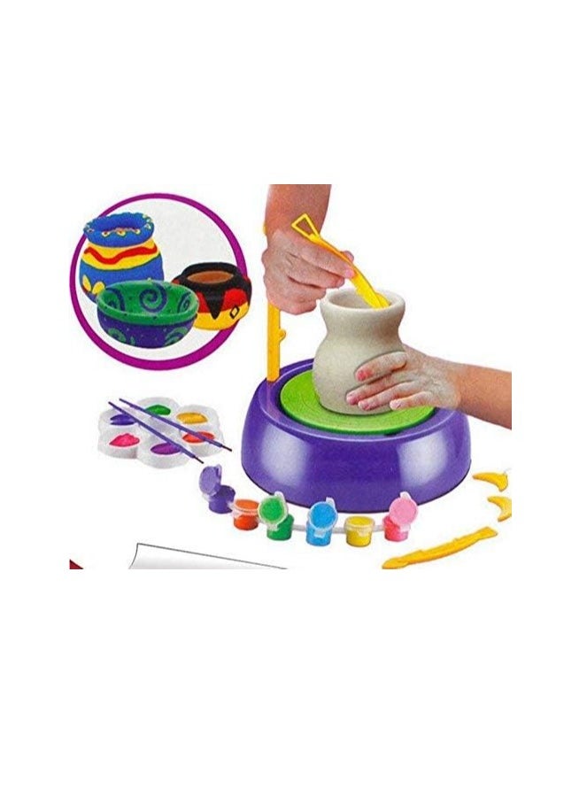 Generic - Pottery Wheel for Kids with Clay,Developing Artistic Skill and Talent in Your Child - Image 1