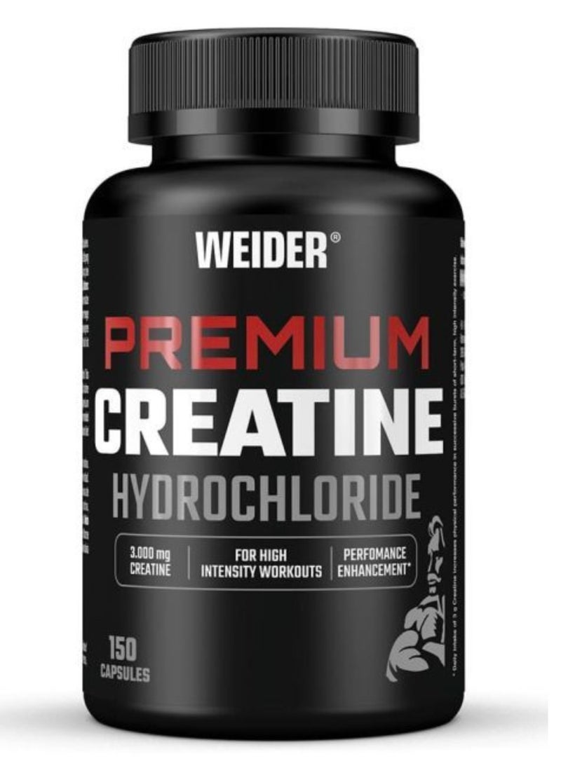 Weider Creatine HCL Performance Enhancement For High Intensity Workout, 3.000mg Creatine Per servings - 150 Capsules  - Image 1