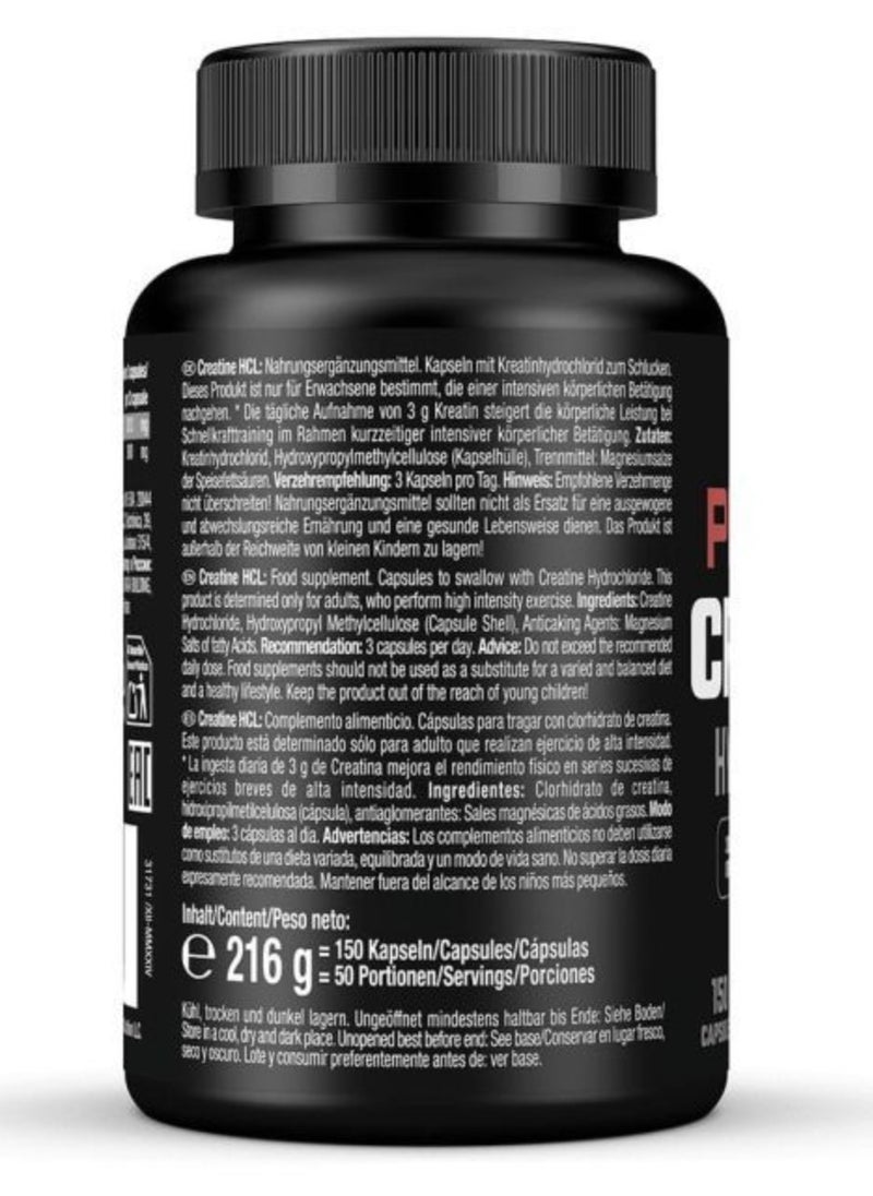 Weider Creatine HCL Performance Enhancement For High Intensity Workout, 3.000mg Creatine Per servings - 150 Capsules  - Image 4