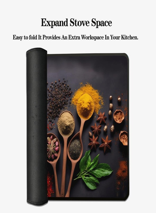 goacifie Electric Top Lid 28" x 20" | Goacifie Lid | Heat Resistant Glass Stove Top Cover | Thick Natural Rubber | Stove Top Cover Extended Space (scoop2) - Image 2