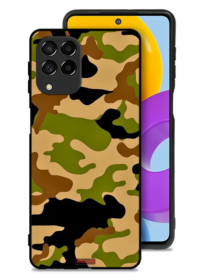 Tolwak Samsung Galaxy M53 Protective Case Cover Camouflage Abstract Digital Pattern - Image 1