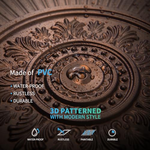 Art3d 12-Pack Drop Ceiling Tiles 2x2 FT, Decorative Easy Install PVC Ceiling Panels for Interior Kitchen Bathroom Basement, 24x24 Inch, Antique Copper - Image 5