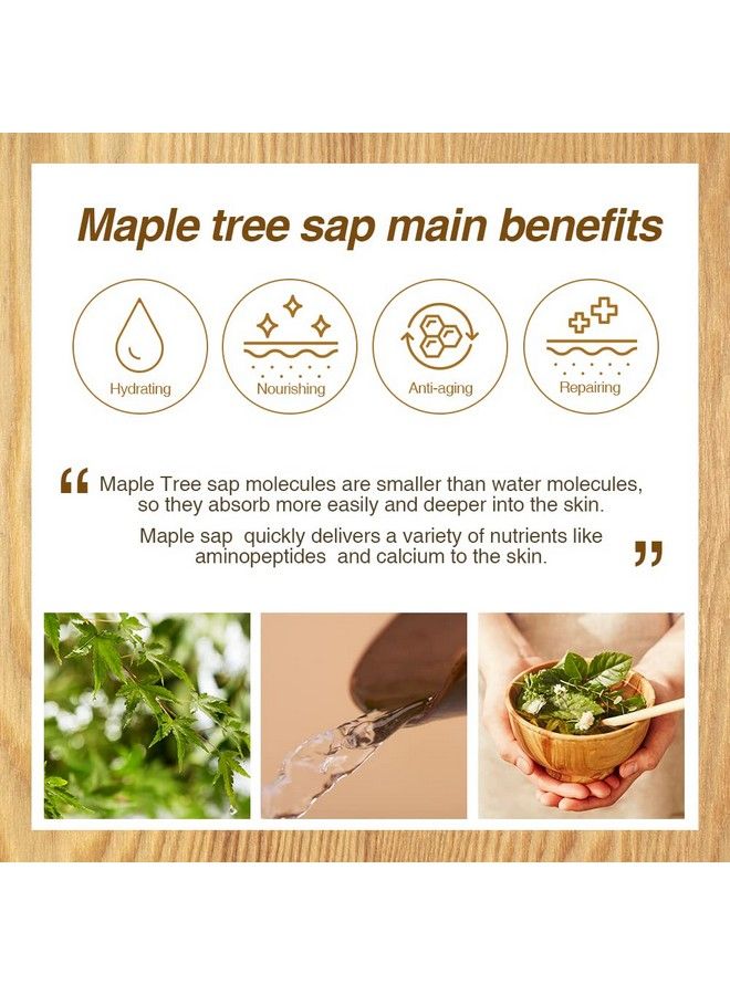 May Coop Face Serum Raw Activator Organic Acer Maple Extracts For Anti Aging Wrinkles Maple Sap Makes Skin Protection Barrier So That Prevents Moisture Evaporation And Keeping Moisture 60Ml - Image 5