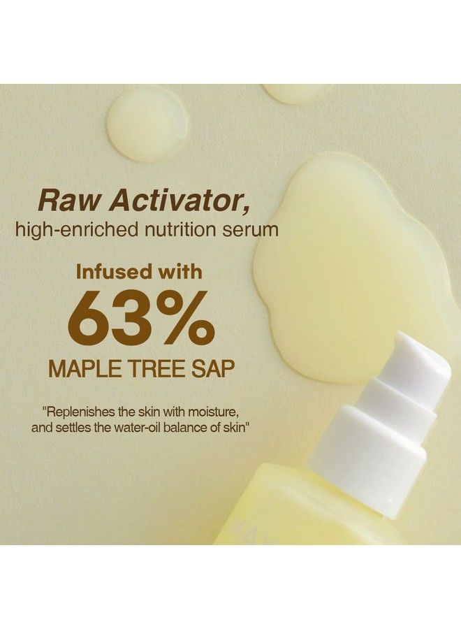 May Coop Face Serum Raw Activator Organic Acer Maple Extracts For Anti Aging Wrinkles Maple Sap Makes Skin Protection Barrier So That Prevents Moisture Evaporation And Keeping Moisture 60Ml - Image 4