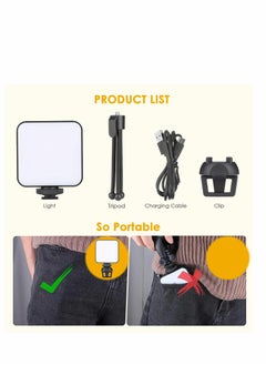 Generic Video Conference Lighting Kit, Selfie Light with Front Back Clip, Zoom for Phone, iPhone, Android, iPad, Laptop, Camera, Makeup, Selfie, Vlog  - Image 3