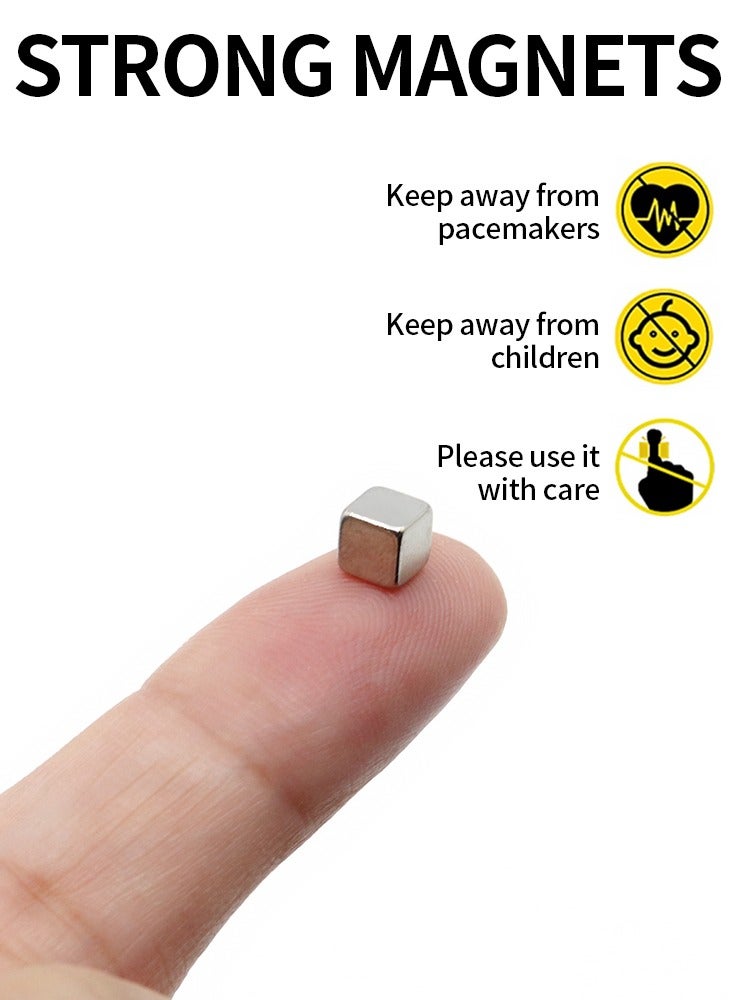 100 قطعة 5x5x5mm N35 الحديد البورون كتلة المغناطيس النيوديميوم سوبر سوبر مغناطيس قوي مغناطيس دائم الثلاجة المغناطيس 0.2x0.2x0.2 بوصة - Image 2