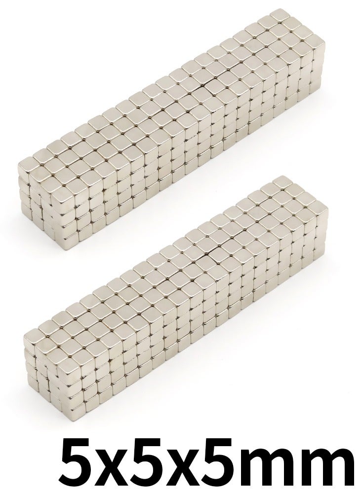 100 قطعة 5x5x5mm N35 الحديد البورون كتلة المغناطيس النيوديميوم سوبر سوبر مغناطيس قوي مغناطيس دائم الثلاجة المغناطيس 0.2x0.2x0.2 بوصة - Image 1