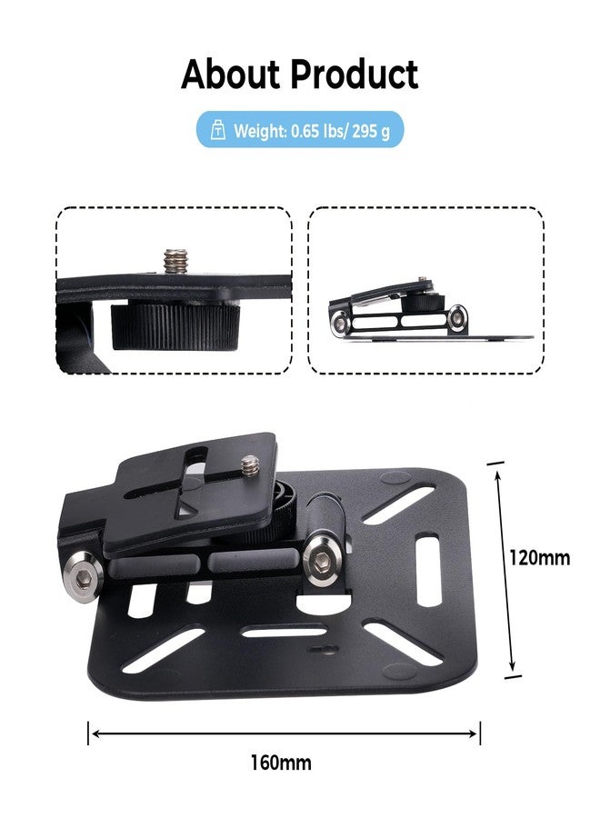 iSinbox Projector Foldable Mount, Mini Ceiling Wall Projector Mount, Ultra-Compact Folding Stand Easy Setup with 180-Degree Rotation, Lightweight 295g Not Compatible with JY821 Model - Image 3