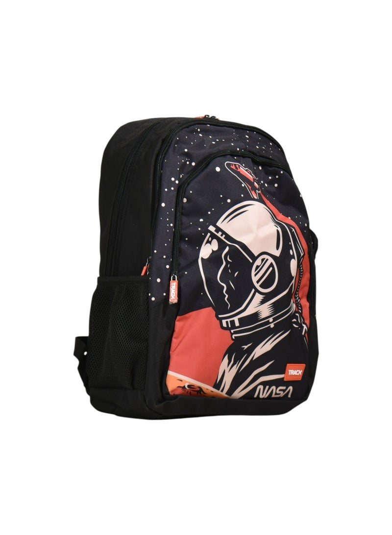 Track School Backpack AS028 | 18 Inch NASA Design Backpack with Pouch | Lightweight Kids School Bag - Image 2