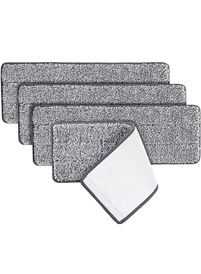 Replacement Mob Made Of Microfiber To Make Surfaces And Floors More Dry And Clean Washable (4 pieces) - Image 1