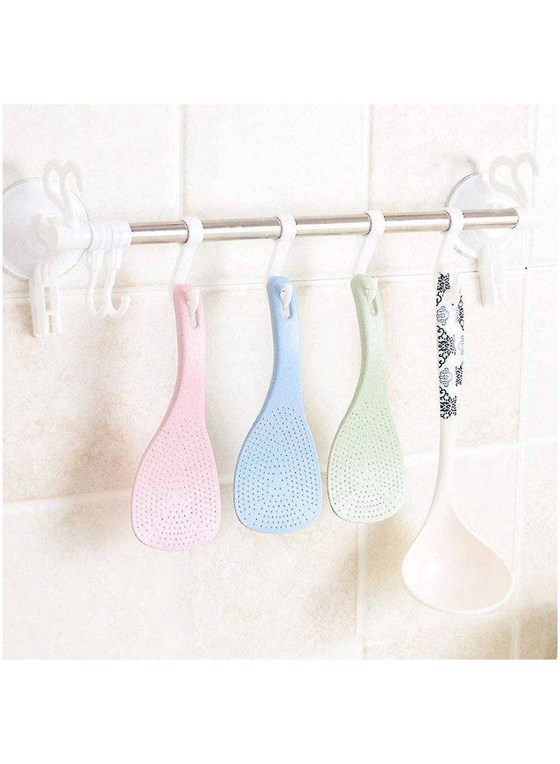 Wheat straw environmentally friendly household kitchen rice spoons 3-pack  - Image 2