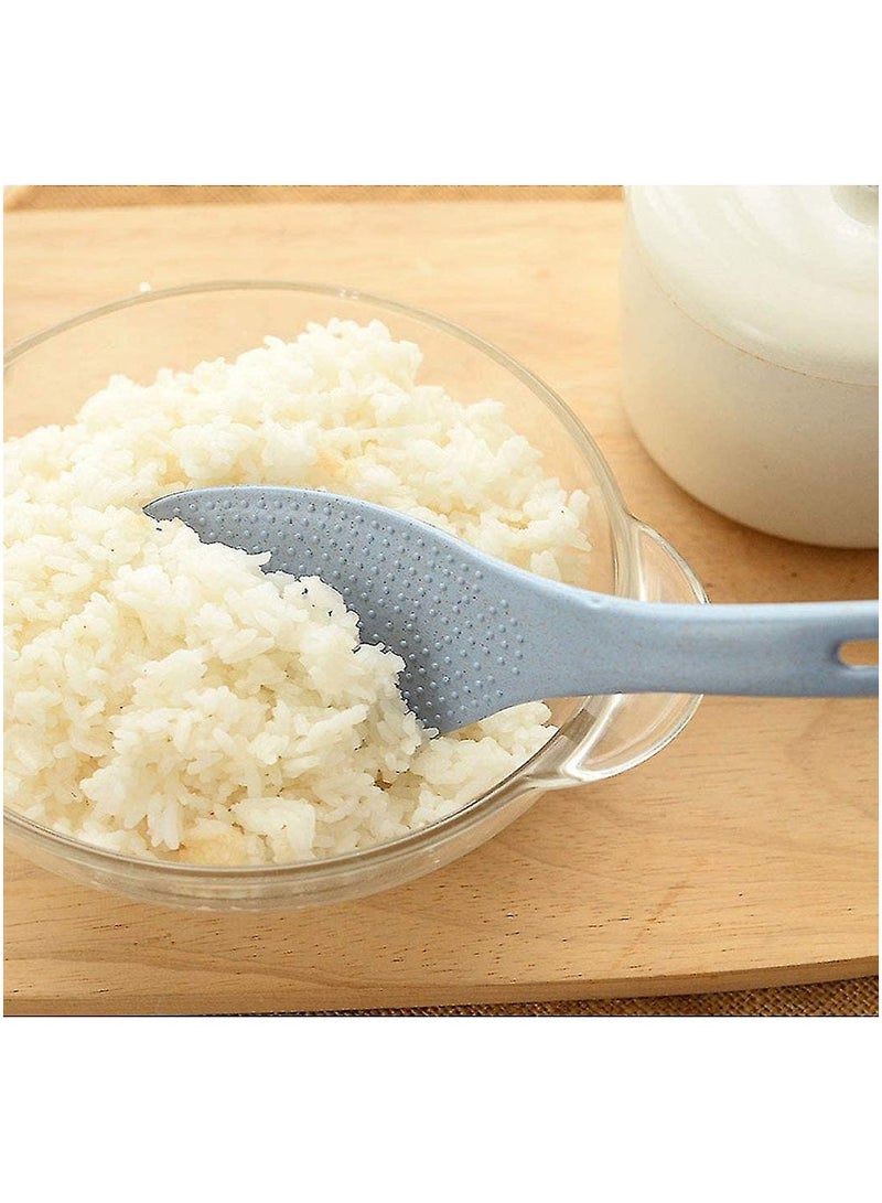 Wheat straw environmentally friendly household kitchen rice spoons 3-pack  - Image 3