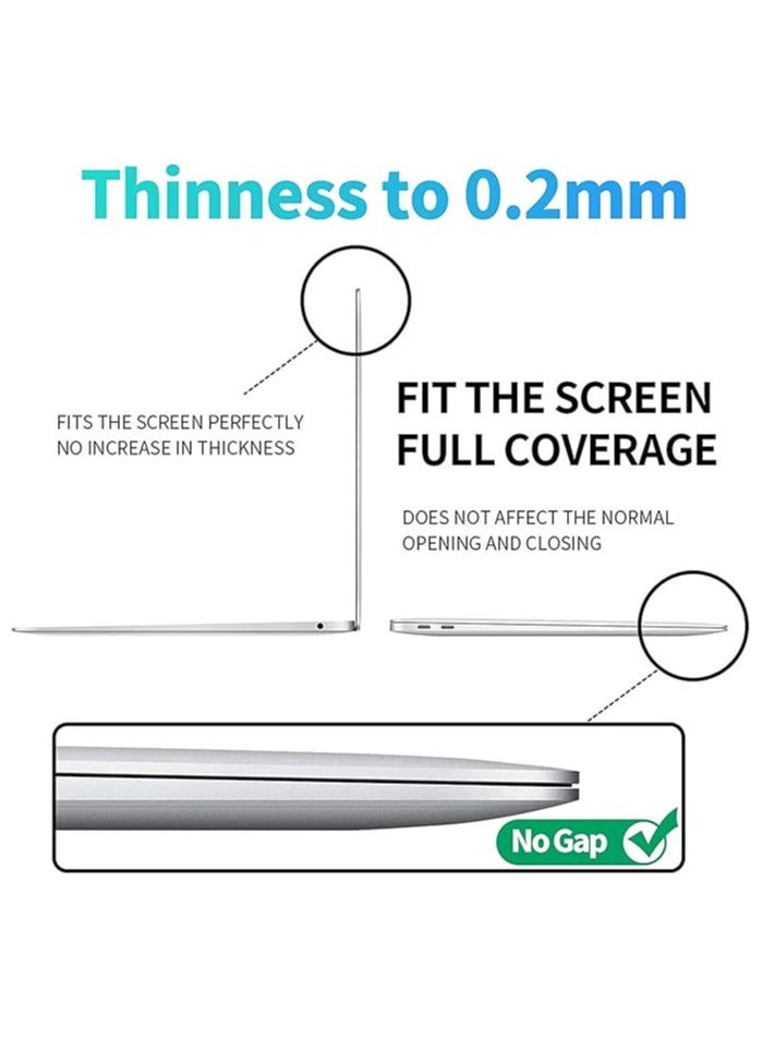 erorex [2 Pack] Tempered-Glass Screen Protector for MacBook Pro 13/Air 13, 9H HD Screen Protector for MacBook Air13 (2018-2020 Model) / MacBook Pro13 (2016-2020 Model)  - Image 5