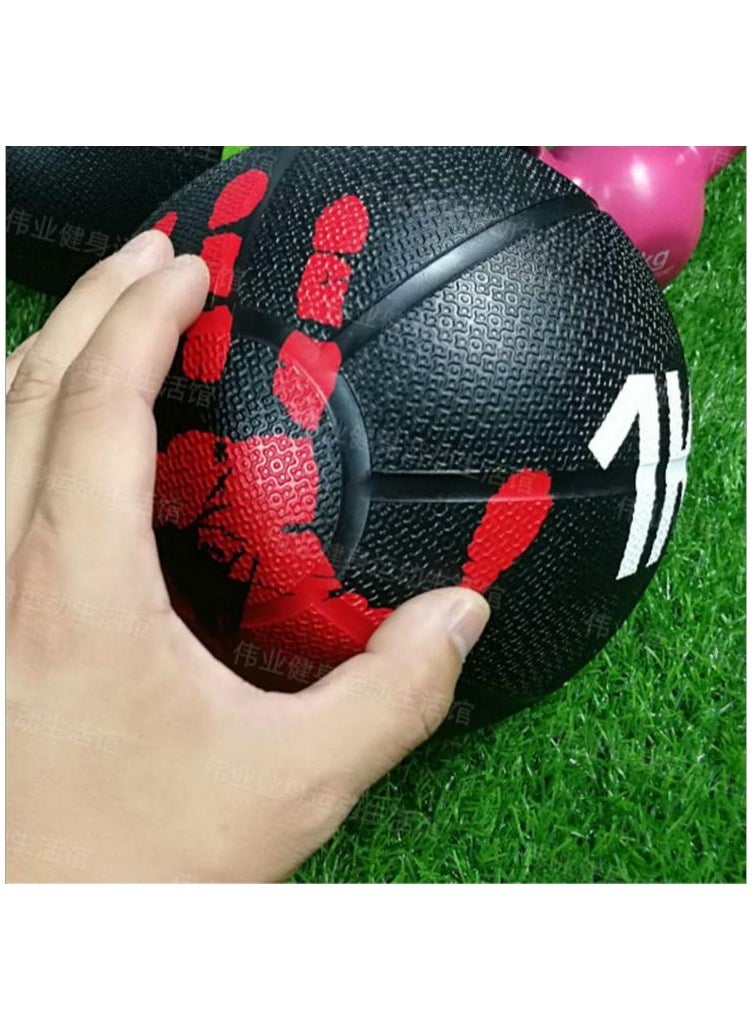 Generic Rubber Medicine Ball Set With Stand Rack, Weights From (1KG:10KG)  - Image 2